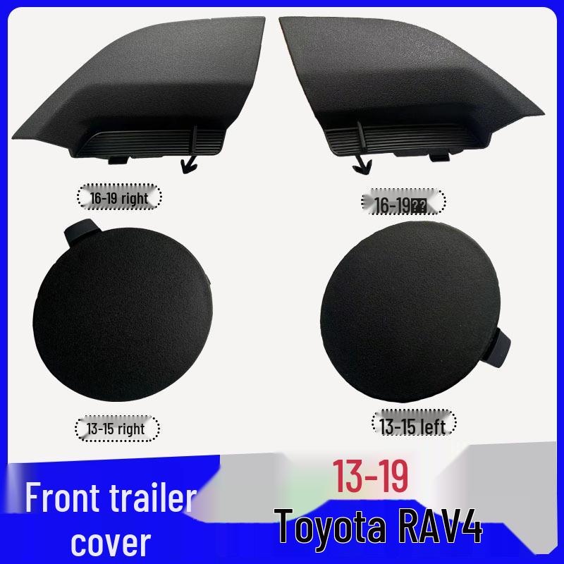 Adatto per Toyota RAV4 2013-2019: Copertura Piastra Gancio Traino Paraurti Anteriore