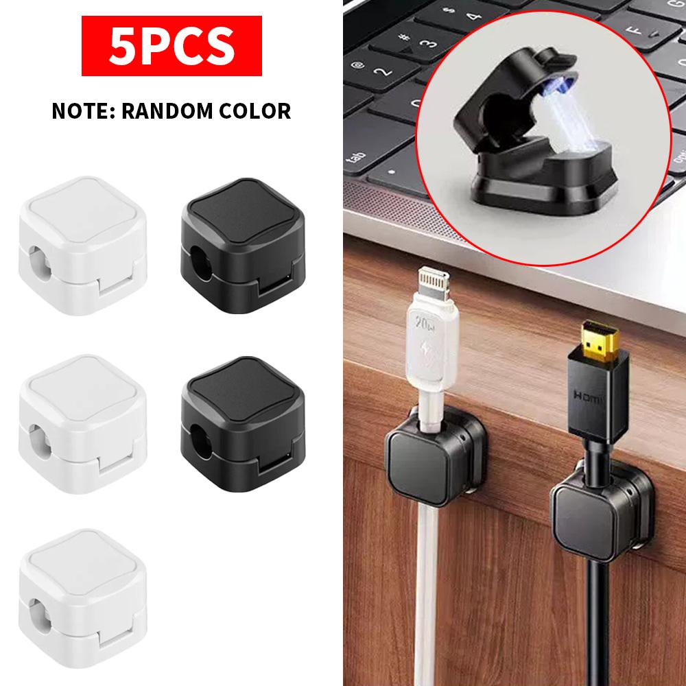 20PCS/10PCS/5PCS magnetic cable clamp cable organizer anti slip is a practical tool for fixing charging cables in offices, homes