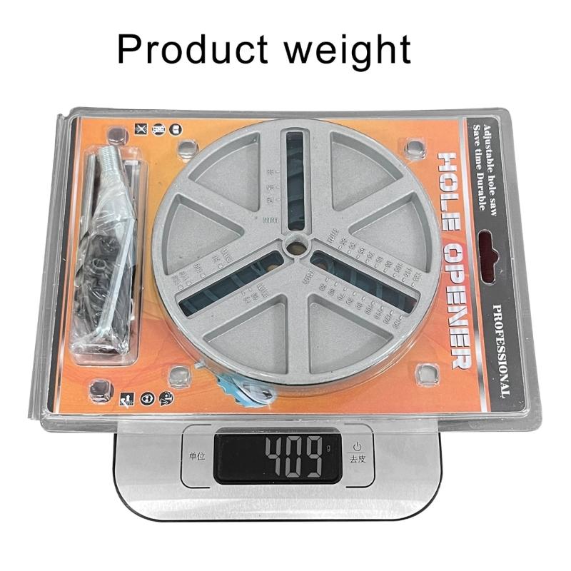 Precision Drill Guide Jig With Measuring Scale Hole Saw Tool Metal Punching Saw for Woodworking, Drilling Cutter