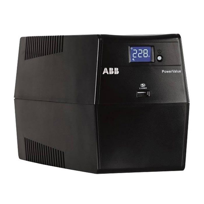 Alimentation Non Interruptible - ABB - PowerValue 11LI - 600 VA - Ligne Interactive - 2 Minutes D'autonomie