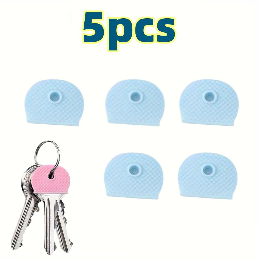 

5-20PCS Multicolor Silicone Keys Cap Covers Color-Coded Keychain Tags Set Universal Protection Cover for Easy Identify Door Keys