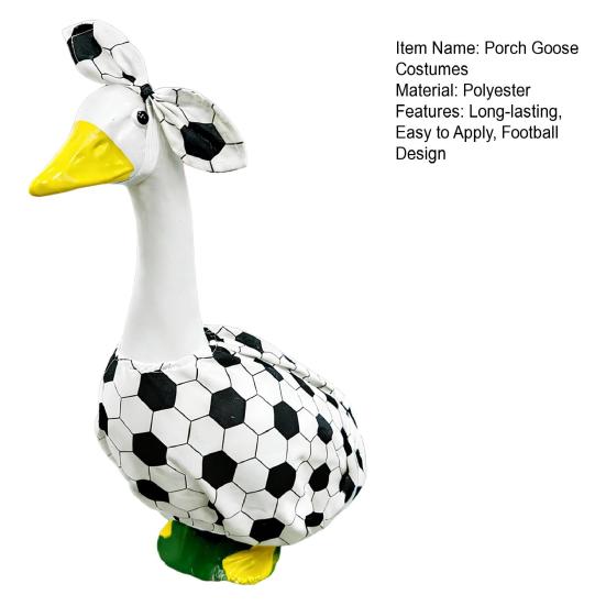 1 Set Football Porch Goose Costumes Football Goose Outfit And Bow Party Costume
