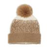 Winter hat children Temu autumn and winter new wool hat imitation mink jacquard knitted hat ear hat women