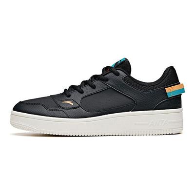 Freizeitliche Skate-Schuhe aus Synthetikleder mit rutschfester Sohle und niedrigem Schaft für Herren, Sneakers, Schwarz Gelb Orange 912018022-4