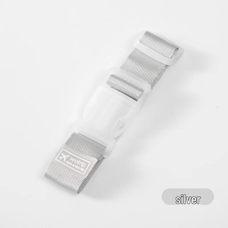 Portable Travel Luggage Buckle Strap with External Hook for Suitcases and Backpacks