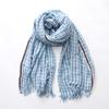 Cotton Linen Plaid Fashion Women Scarf Autumn Winter Warm Neckerchief Pashmina Casual Male Accessories Tassel Bufandas Shawls