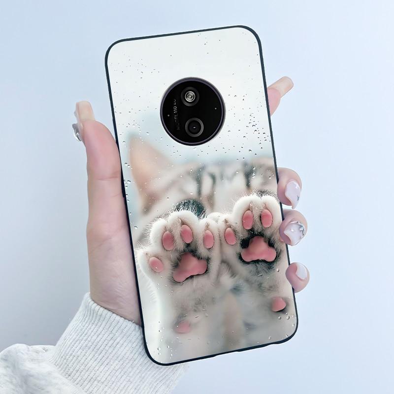 Casing For Nokia 125 110 4G 2024 HMD 110 Case Aesthetic Luxury Cute Cool Boys Girls Soft Silicone Black Matte Phone Cover Shell