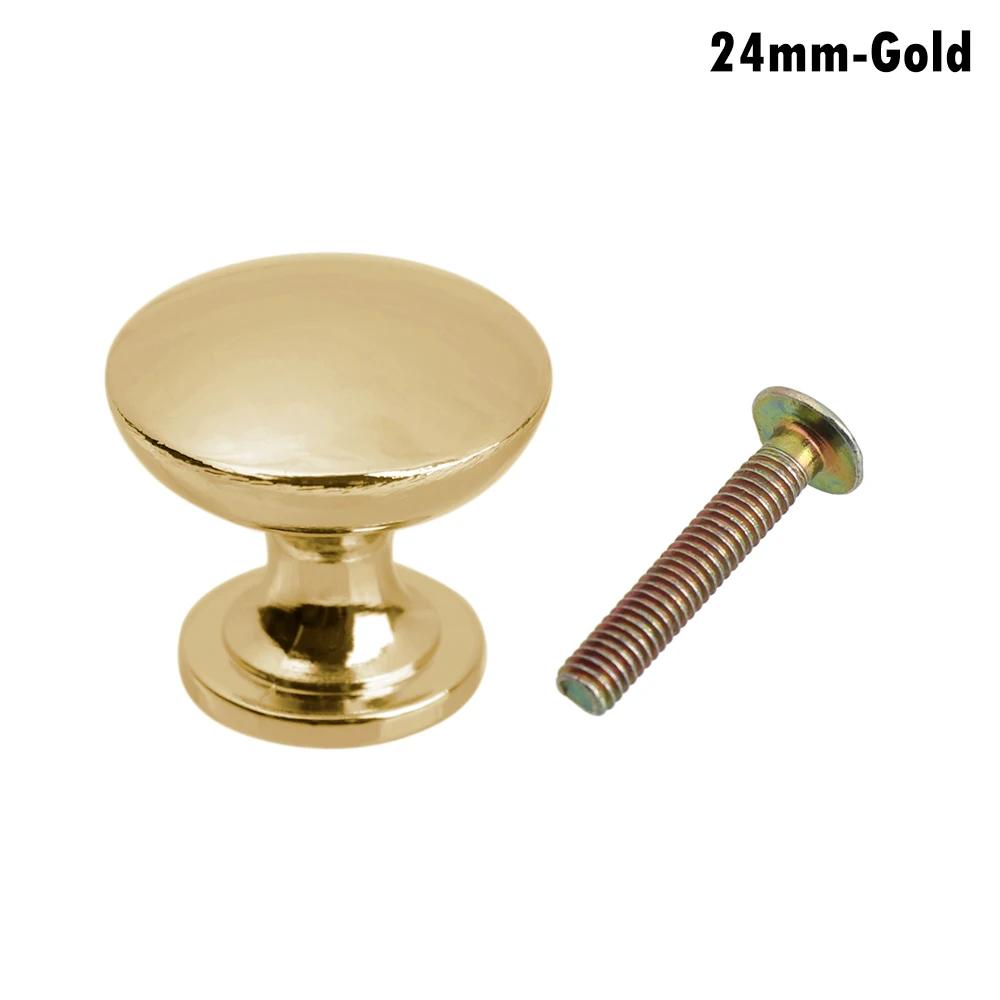 Round Alloy Cabinet Handles Knobs Kitchen Cupboard Door Wardrobe Pulls Drawer Furniture Hardware Fittings