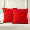 Lamb Circle Teddy Velvet Cushion Premium Model Room Villa Sofa Light Luxury Cushion Lumbar Pillow Pillow Cover