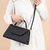 Damen Crossbody-Tasche aus echtem Leder mit mehreren Fächern aus Rindsleder - Mode Handtasche Schultertasche, Mode Multi Clutch-Tasche