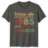 Vintage 1985 Aged 41st Birthday Unisexs TShirt Retro Limited Edition