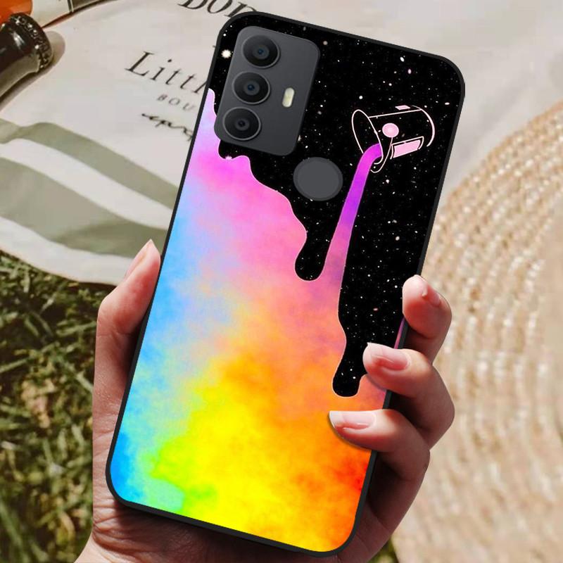 For TCL 30 SE Case 305 TPU Silicone Soft Fashion Phone Cover for TCL 30SE 306 305 Case 6165A Bumper Funda for TCL30SE 6.52 Inch