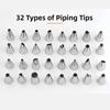 38Pcs/Set Creative Cake Decorating Nozzles Set Confectionery Pastry Bags  Kitchen Gadgets