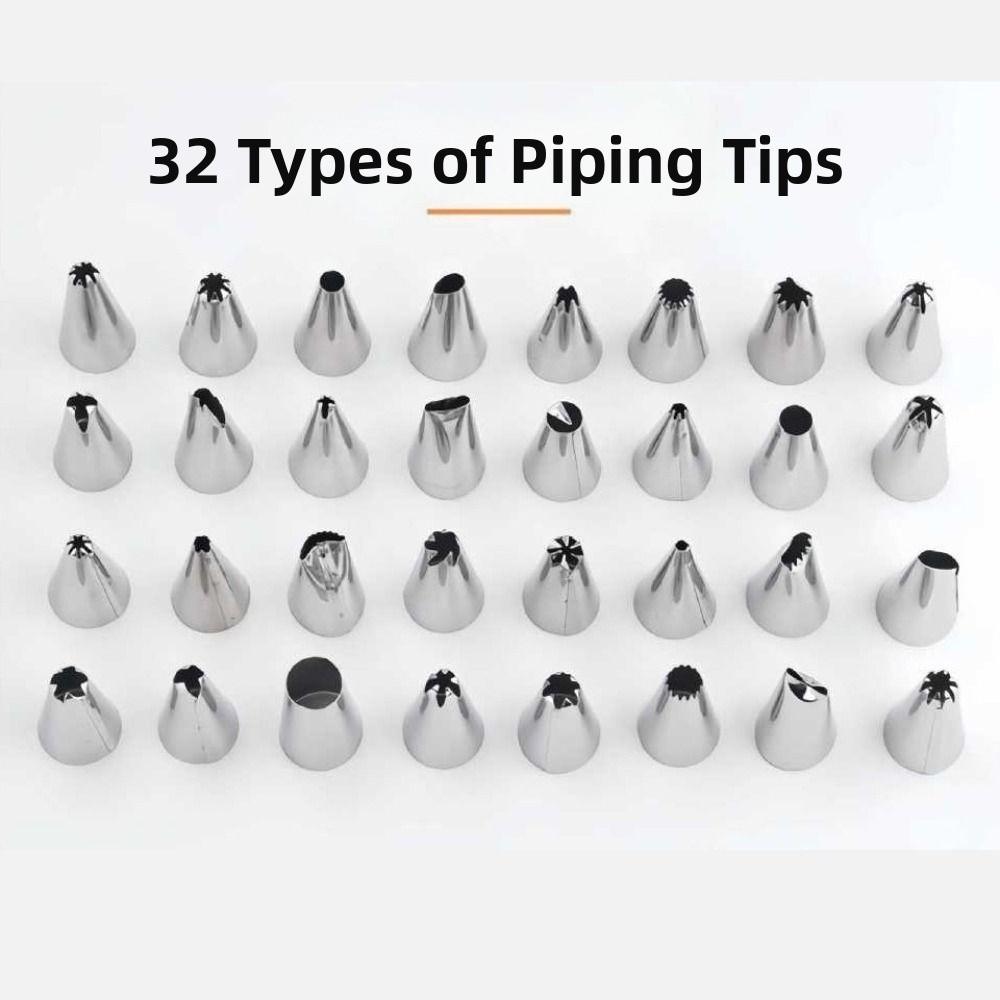 38Pcs/Set Creative Cake Decorating Nozzles Set Confectionery Pastry Bags  Kitchen Gadgets