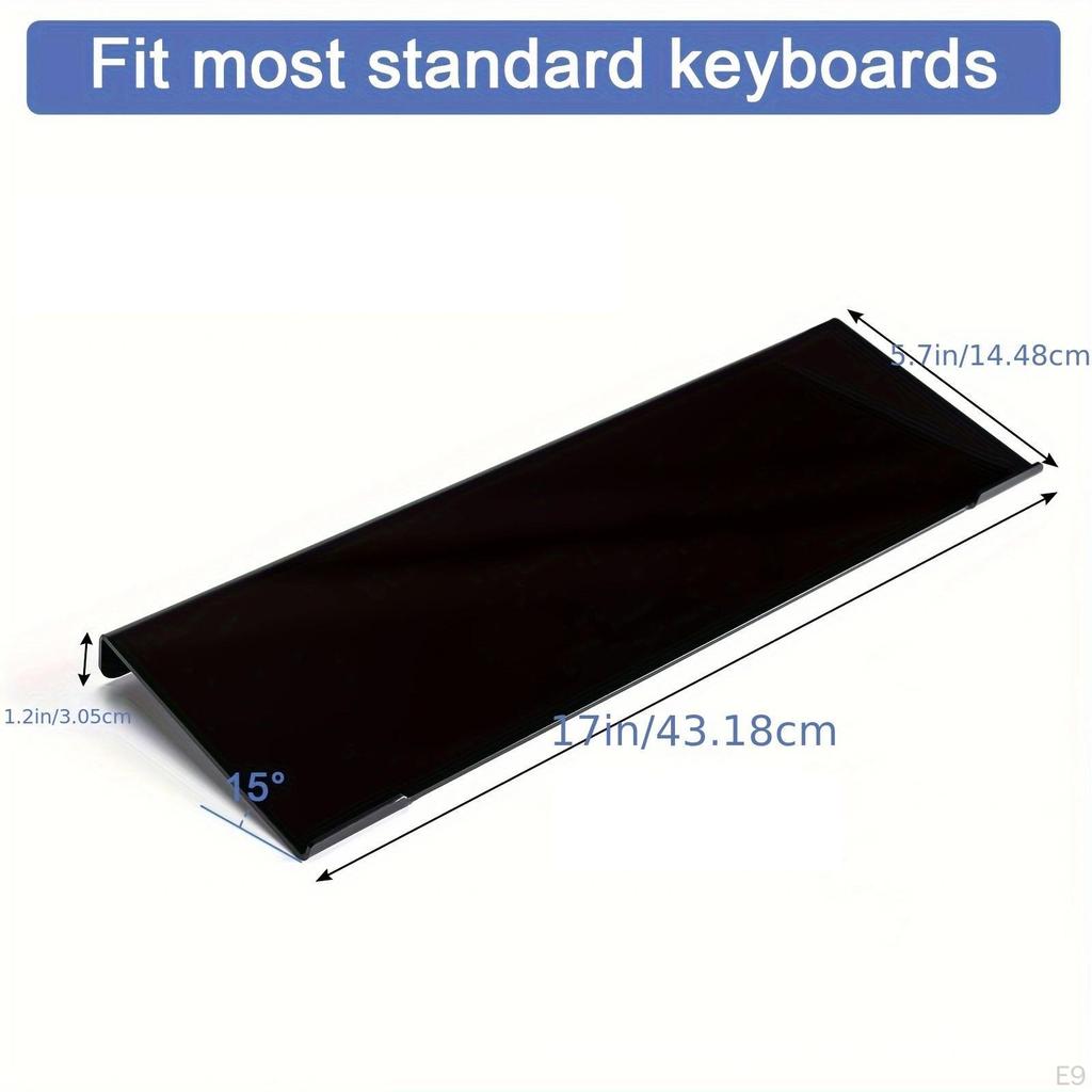 Acrylic Computer Keyboard Stand, Professional Holder for Desktop
