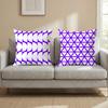 Soft purple lines Cushion Cover Multi-Scene Pillow Cover for Home & Car - Reversible, Soft & Durable for Daily Use