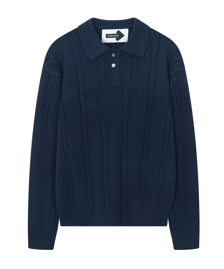 Maison Master Cable Knit Ivory