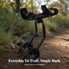 Bike Rear Rack with Rotating Platform Nylon for Cyclists, Commuters