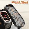 Under Desk Elliptical Machine for Home, Electric Elliptical Machine with 12 Adjustable Speed, LED Monitor
