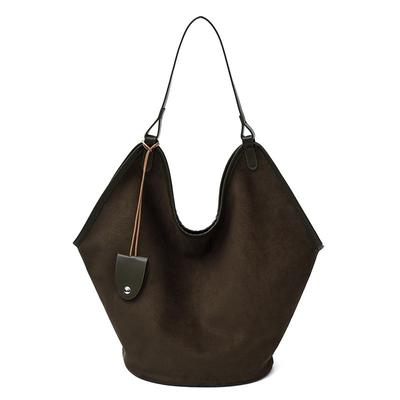 Modische Bucket Bag, neue Retro-Casual-Pendler-Schultertasche mit großem Fassungsvermögen, Achseltasche, Knödeltasche.