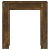 Dining Table Smoked Oak 140 x 74.5 x 76 cm Wood Based Panel