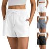 Damen-Shorts mit Taschen, Freizeit-Shorts