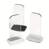 2 Pcs/Set Clear Acrylic Boxing Gloves Display Rack for Home Store Vertical Storage Stands Sports Glove Holders Desktop Organizer
