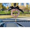 Women S Four Leaf Clover Rhinestone Crystal Car Pendant Interior Decoration