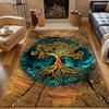1PC Tree and Roots Art Pattern Rug Carpets for Bedroom Living Room Sofa Mat Creative Door Mat Cloakroom Home Decor