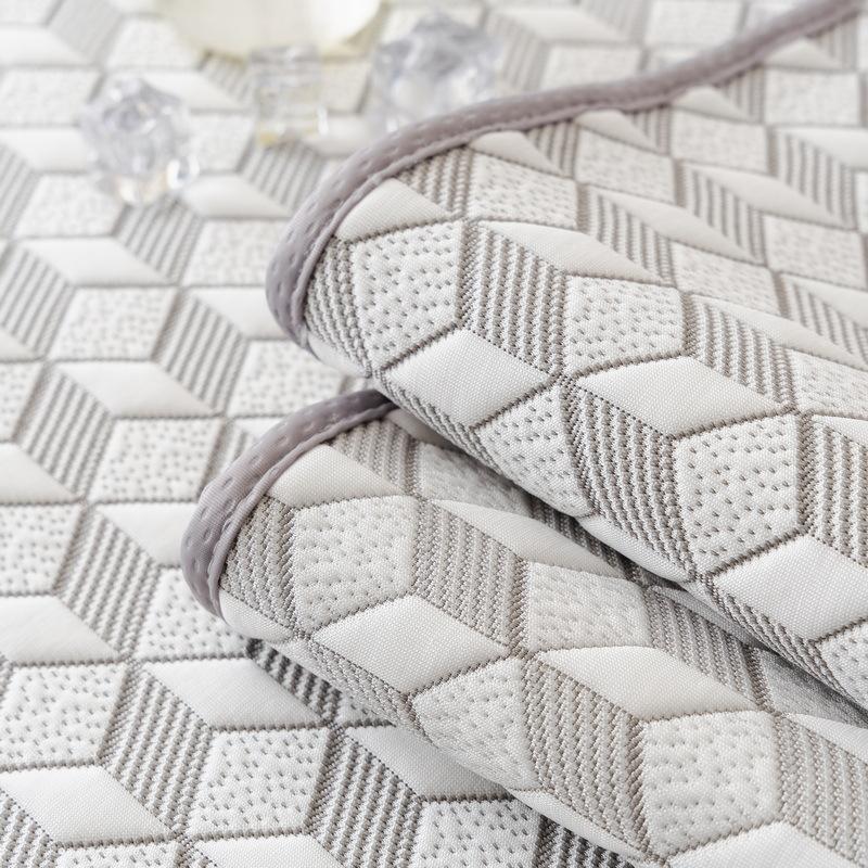 New Special-Shaped Straight-Breasted Leather Sofa Cushion Mat Summer Cold Silk Cool Fixed Non-Slip Summer Cover Cloth Towel