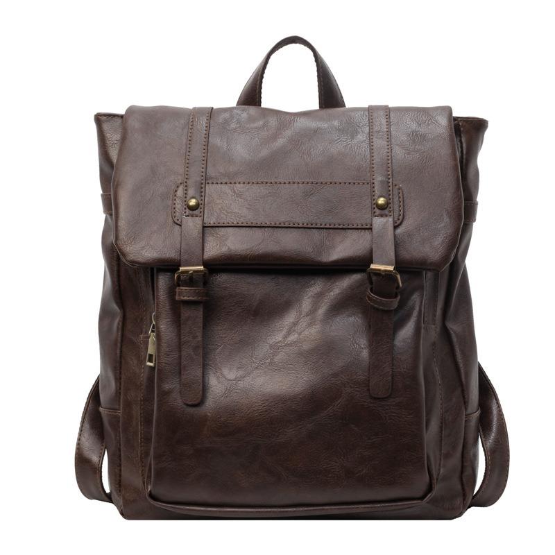 Large capacity bag new retro versatile backpack women's handbag feeling going out backpack