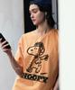 VTWO Pilot Jogging Snoopy Pigment T-Shirt (Yellow)
