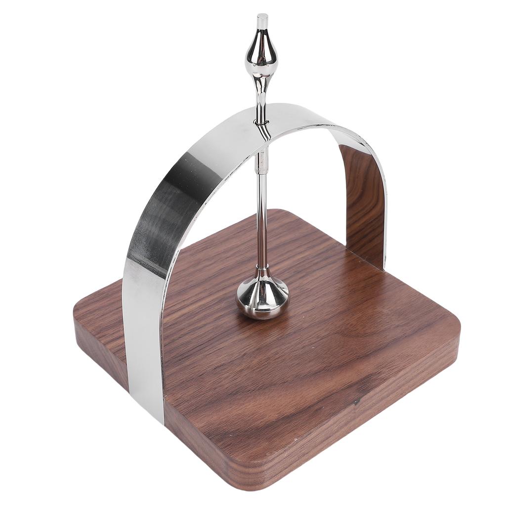 Napkin Holder Exquisite Stainless Steel Walnut Napkin Dispenser with Weighted Arm for Kitchen Restaurant Hotel