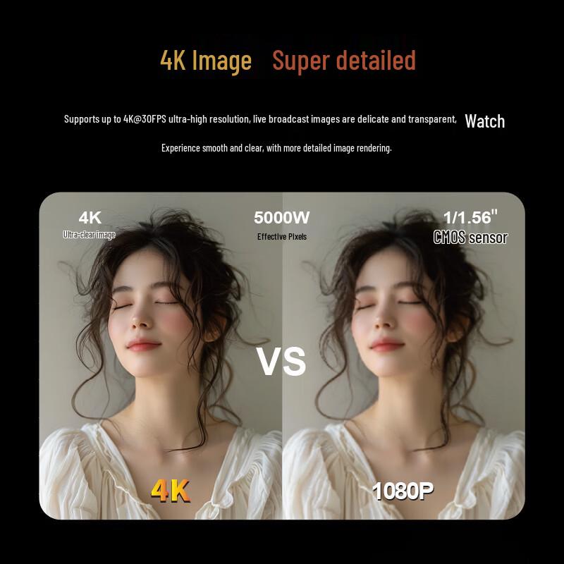 TCHD X3 4K AI Professional Live Camera (CN version)