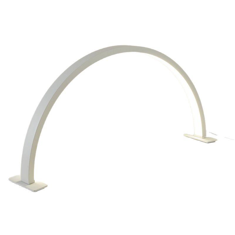 Half-Moon Shadowless Nail and Beauty Desk Lamp with Diamond Stand