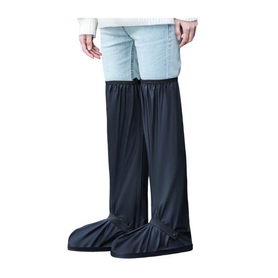 Elastic Band Shoe Covers Reusable Non Slip Waterproof Shoe Covers Over The Knee Rain Shoe Covers for Men Women Sneakers S