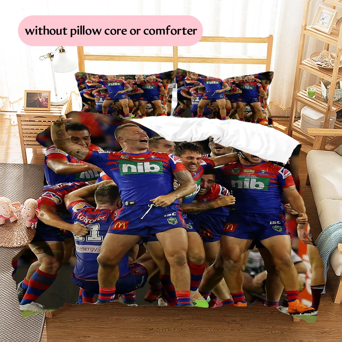

Newcastle Knights Pattern Bedding Home Decoration Birthday Gift (1 * duvet cover + 2 * pillowcase, without core) 200x200cm