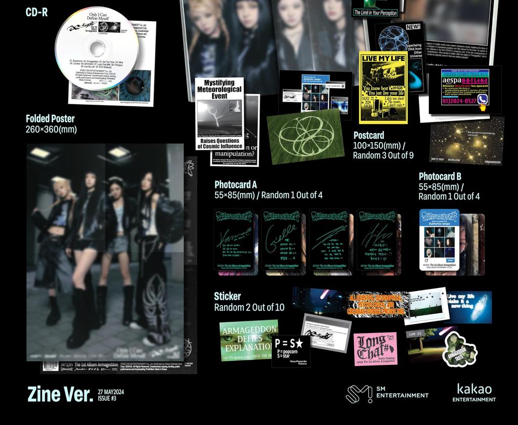 Aespa 1st Full Album [Armageddon] (Zine Ver.) (Korean Edition)