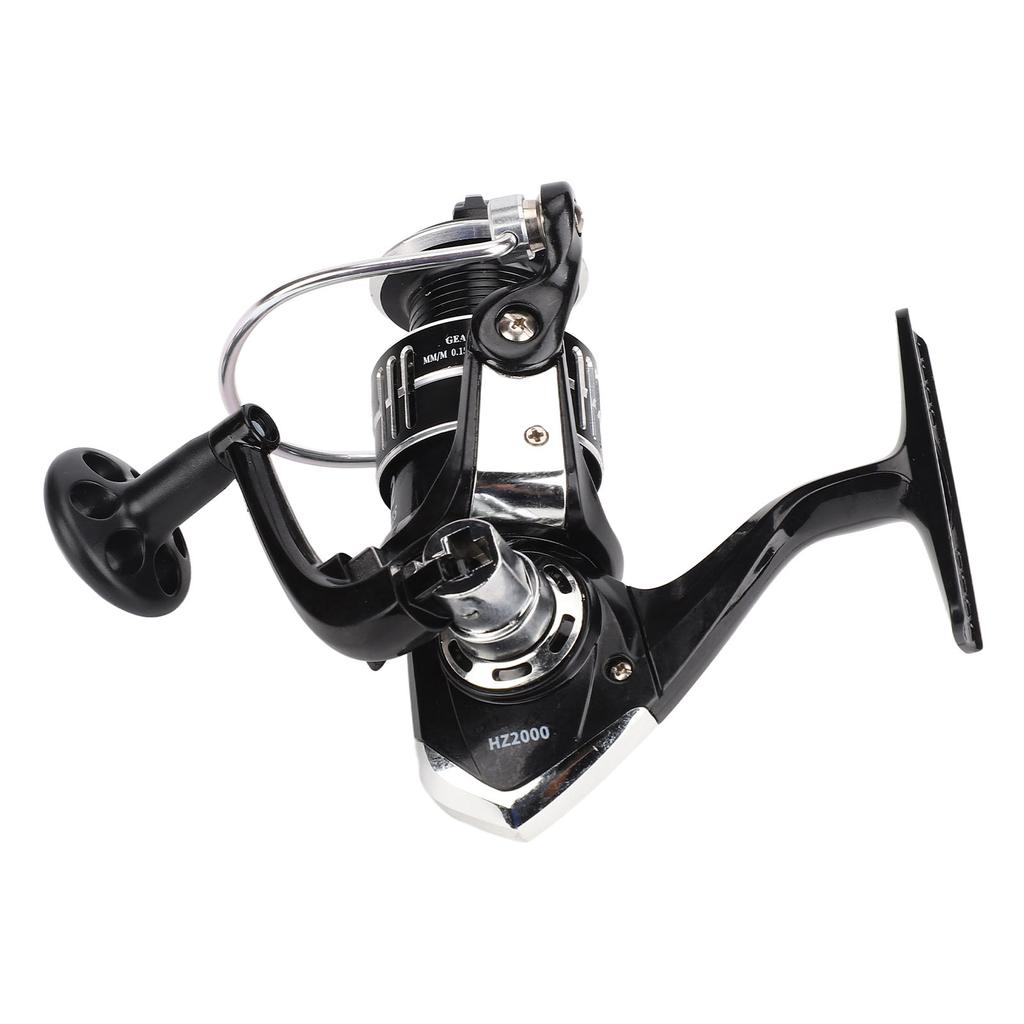HZ2000 Metal Spinning Fishing Reel High Speed 5.1:1 for Sea Fishing Telescopic Fishing Rod