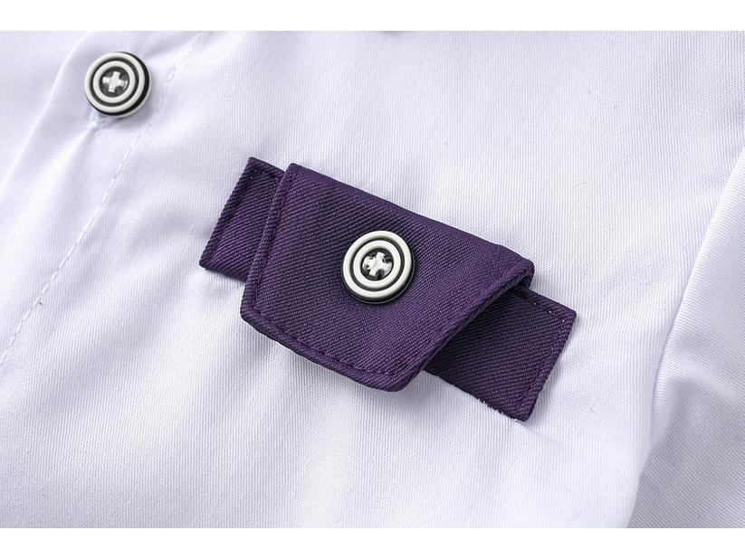 Summer European & American Style Boys' Short-Sleeve Shirt and Overalls Set