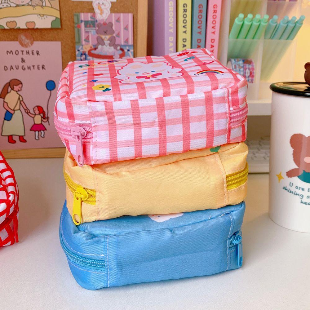 1Pc Sanitary Napkin Storage Bag Waterproof Bag Tampon Pads Coin Purse Travel Makeup Lipstick Pouch Kawaii Data Cables Organizer