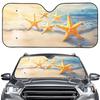 Summer Beach Shell Car Windshield Sunshade - Portable, Thin, No Installation Needed (Order from 1 Piece)