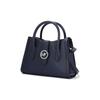 Michael Kors Mk Gabby Silver Logo Commuter Polyester Shoulder Tote Bag Women Bags Navy-Blue 35S3S5GS5O-406