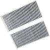 Compatible with BMW X1 2nd F48 F49 2017~2022 2018 Accessories Car Pollen Cabin Air Filter Includes Activated Carbon 64119321875 64116823726