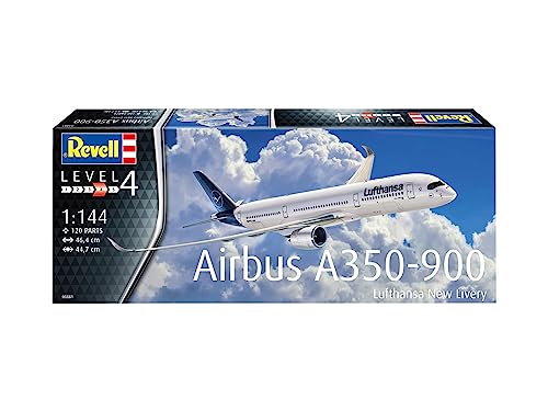 German Revell 1/144 Airbus A350-900 Lufthansa New Livery Plastic Model Kit 03881
