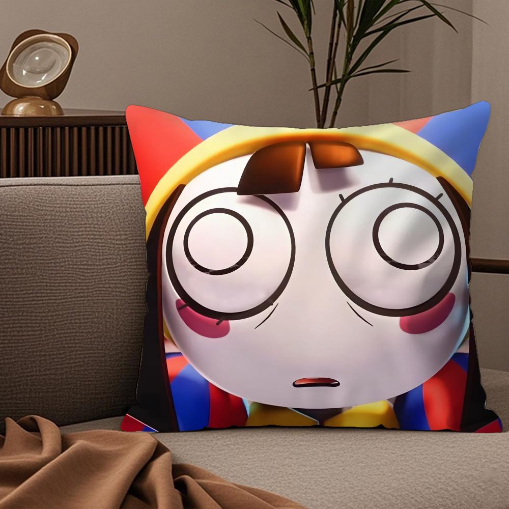 T-The A-Amazing D-Digital C-Circus Pillow Case Silky Elegant Comfort Sofa Bed Invisible Zipper