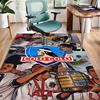 1pc Football Team Design Area Rug - Non-Slip, Soft & Cozy Floor Mat for Living Room, Bedroom, Office - Indoor/Outdoor Decorative Carpet