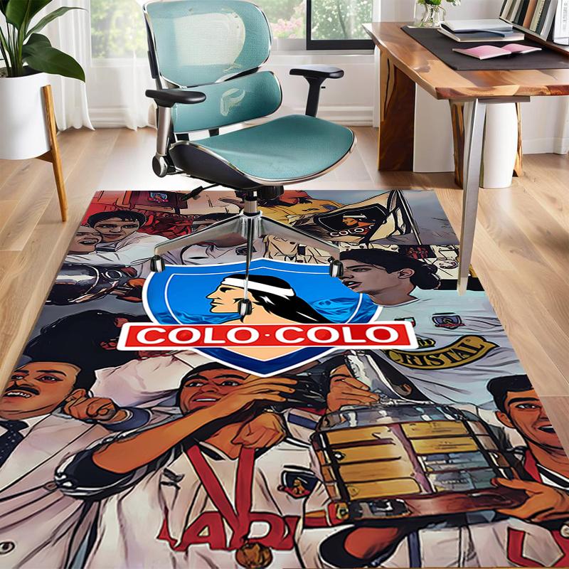1pc Football Team Design Area Rug - Non-Slip, Soft & Cozy Floor Mat for Living Room, Bedroom, Office - Indoor/Outdoor Decorative Carpet