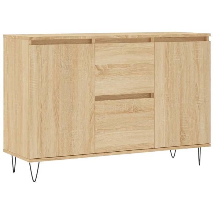 VidaXL Buffet, Armoire Latérale avec Pieds, Meuble de Rangement, Organisateur de Salon Salle de Séjour Intérieur 827207