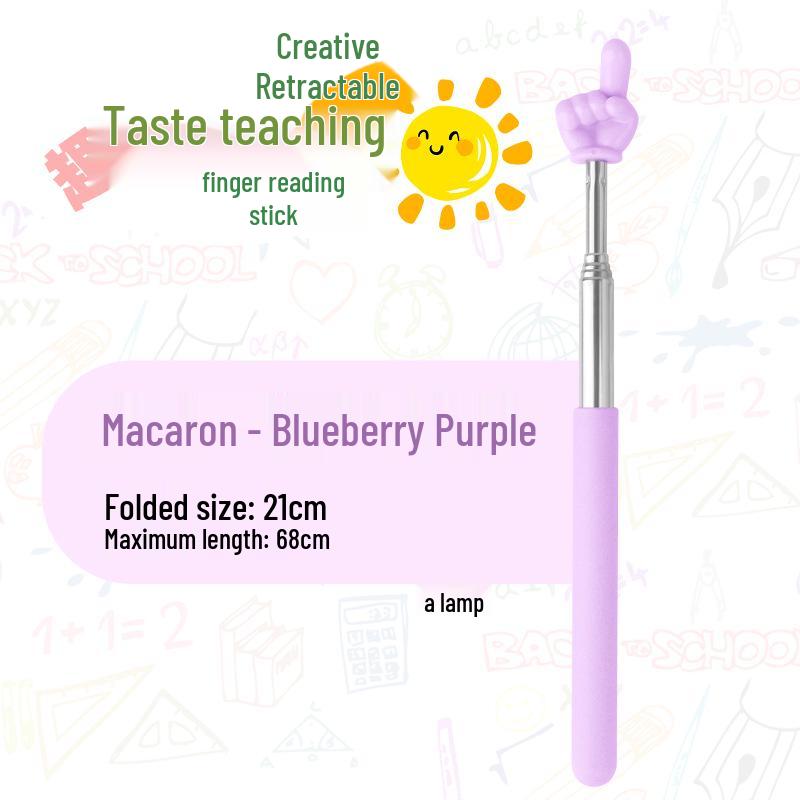 

Телескопическая указка для чтения для детей - Палочка-макарон для обучения в детском саду